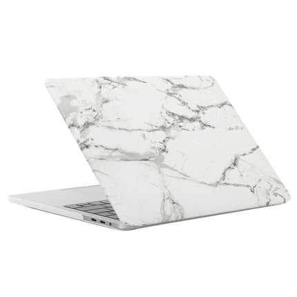 For 2016 New Macbook Pro 13.3 inch A1706 & A1708 White Black Texture Marble Pattern Laptop Water Decals PC Protective Case-garmade.com