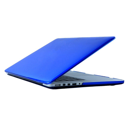 For 2016 New Macbook Pro 13.3 inch A1706 & A1708 & A2179 (2020) Laptop Crystal PC Protective Case(Dark Blue)-garmade.com