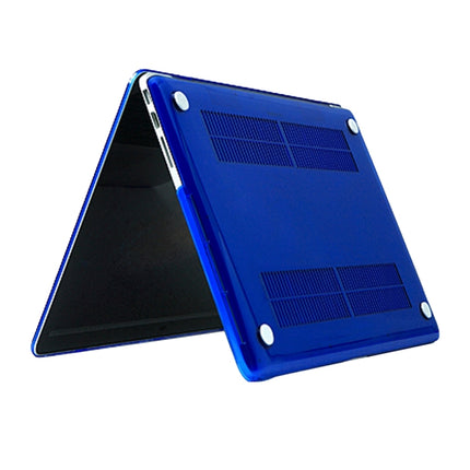For 2016 New Macbook Pro 13.3 inch A1706 & A1708 & A2179 (2020) Laptop Crystal PC Protective Case(Dark Blue)-garmade.com