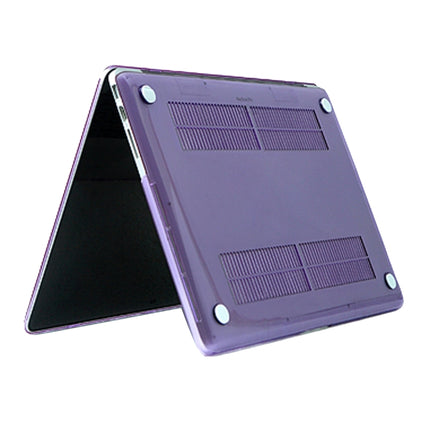 For 2016 New Macbook Pro 13.3 inch A1706 & A1708 & A2179 (2020) Laptop Crystal PC Protective Case(Purple)-garmade.com