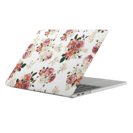 For 2016 New Macbook Pro 15.4 inch A1707 Chinese Rose Pattern Laptop Water Decals PC Protective Case-garmade.com
