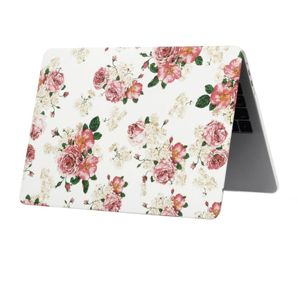 For 2016 New Macbook Pro 15.4 inch A1707 Chinese Rose Pattern Laptop Water Decals PC Protective Case-garmade.com