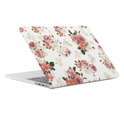 For 2016 New Macbook Pro 15.4 inch A1707 Chinese Rose Pattern Laptop Water Decals PC Protective Case-garmade.com