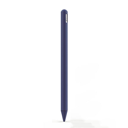 Stylus Pen Silica Gel Protective Case for Apple Pencil 2 (Blue)-garmade.com