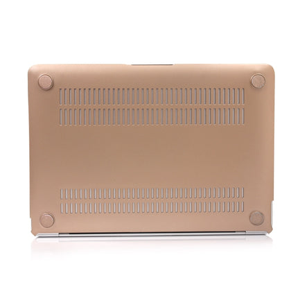 Laptop Metal Style Protective Case for MacBook Air 13.3 inch A1932 (2018) & A2179 (2020)(Gold)-garmade.com