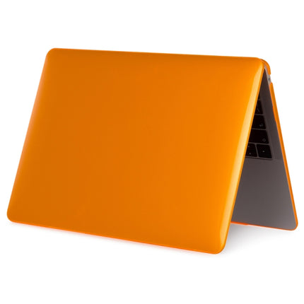 For MacBook Air 13.3 inch A1932 2018 & A2179 2020 & A2337 Laptop Crystal Style Protective Case(Orange)-garmade.com