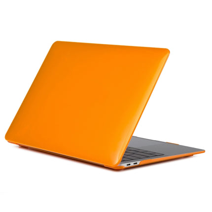 For MacBook Air 13.3 inch A1932 2018 & A2179 2020 & A2337 Laptop Crystal Style Protective Case(Orange)-garmade.com