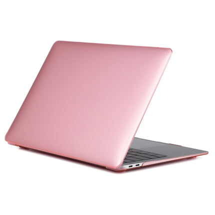 For MacBook Air 13.3 inch A1932 2018 & A2179 2020 & A2337 Laptop Crystal Style Protective Case(Pink)-garmade.com