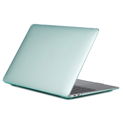 For MacBook Air 13.3 inch A1932 2018 & A2179 2020 & A2337 Laptop Crystal Style Protective Case(Green)-garmade.com