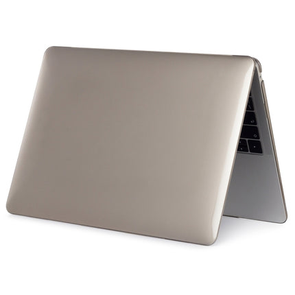 For MacBook Air 13.3 inch A1932 2018 & A2179 2020 & A2337 Laptop Crystal Style Protective Case(Grey)-garmade.com
