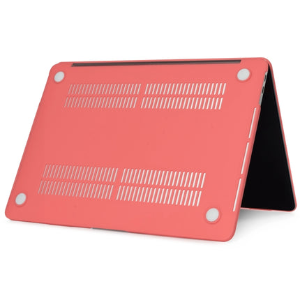For MacBook Air 13.3 inch A1932 2018 & A2179 2020 & A2337 Laptop Matte Style Protective Case(Coral Red)-garmade.com