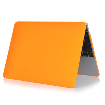 For MacBook Air 13.3 inch A1932 2018 & A2179 2020 & A2337 Laptop Matte Style Protective Case(Orange)-garmade.com