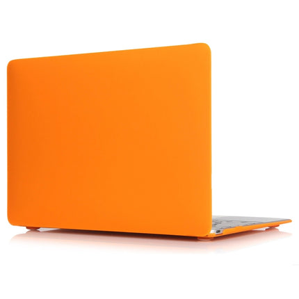 For MacBook Air 13.3 inch A1932 2018 & A2179 2020 & A2337 Laptop Matte Style Protective Case(Orange)-garmade.com