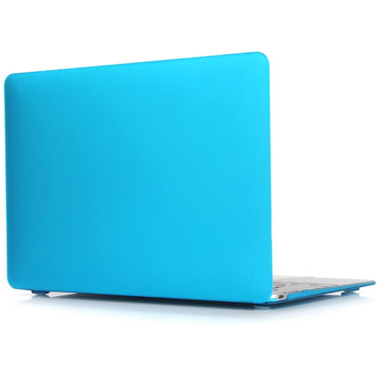 For MacBook Air 13.3 inch A1932 2018 & A2179 2020 & A2337 Laptop Matte Style Protective Case(Lake Blue)-garmade.com