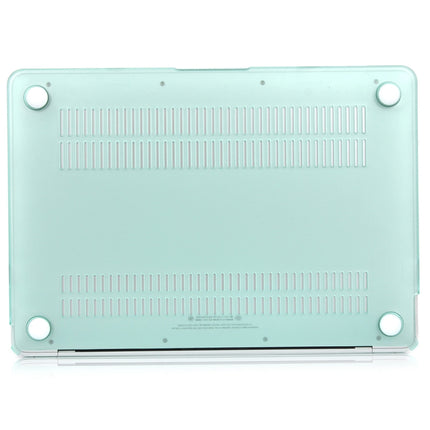 For MacBook Air 13.3 inch A1932 2018 & A2179 2020 & A2337 Laptop Matte Style Protective Case(Green)-garmade.com