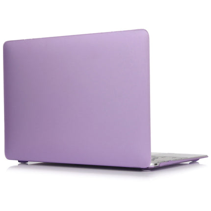 For MacBook Air 13.3 inch A1932 2018 & A2179 2020 & A2337 Laptop Matte Style Protective Case(Purple)-garmade.com
