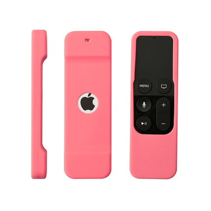 5F01 Somatosensory Remote Control Anti-fall Silicone Protective Cover for Apple TV4(Pink)-garmade.com