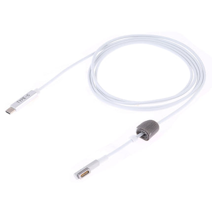 45W / 60W / 65W 5 Pin MagSafe 1 (L-Shaped) to USB-C / Type-C PD Charging Cable (White)-garmade.com