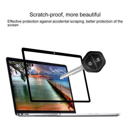 0.3mm 6H Surface Hardness HD Scratch-proof Full Screen PET Film for MacBook Pro 13.3 inch (A1278)(Black)-garmade.com