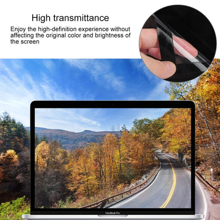 0.3mm 6H Surface Hardness HD Scratch-proof Full Screen PET Film for MacBook Pro 13.3 inch (A1278)(Black)-garmade.com