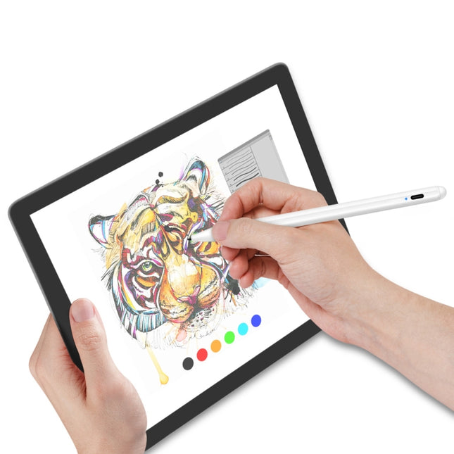 1.4-2.3mm Magnetic Design Superfine Nib Prevent Accidental Touch Handwritten Capacitive Screen Stylus Pen(White)-garmade.com