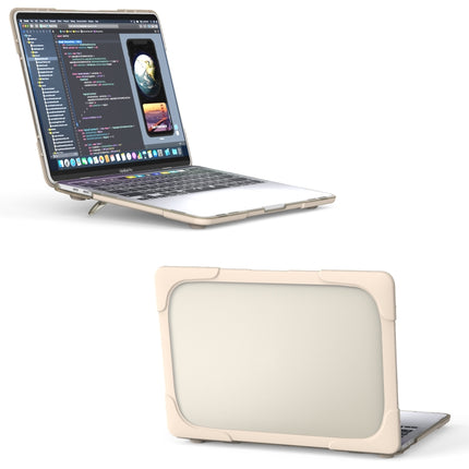 For MacBook Pro 13 inch 2022 & A2289 / A2251 / A2338 2020 PC + TPU Two Colors Laptop Protective Case(Gold)-garmade.com