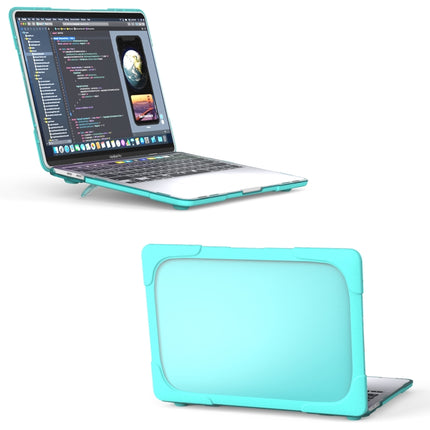 For MacBook Pro 13 inch 2022 & A2289 / A2251 / A2338 2020 PC + TPU Two Colors Laptop Protective Case(Mint Green)-garmade.com