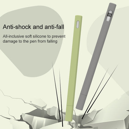 LOVE MEI For Apple Pencil 2 Triangle Shape Stylus Pen Silicone Protective Case Cover(Purple)-garmade.com