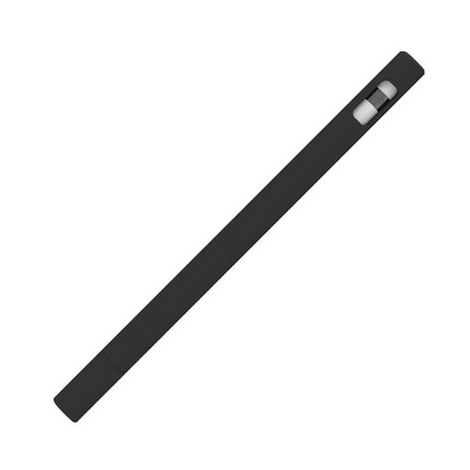 LOVE MEI For Apple Pencil 1 Triangle Shape Stylus Pen Silicone Protective Case Cover (Black)-garmade.com
