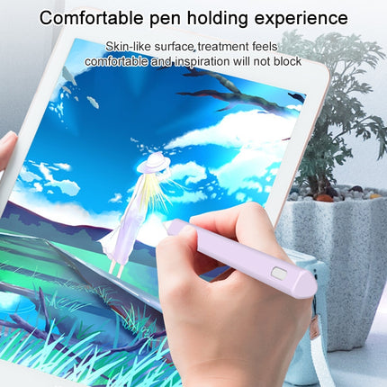 LOVE MEI For Apple Pencil 1 Triangle Shape Stylus Pen Silicone Protective Case Cover (Black)-garmade.com