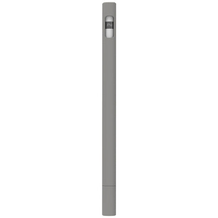 LOVE MEI For Apple Pencil 1 Triangle Shape Stylus Pen Silicone Protective Case Cover (Grey)-garmade.com