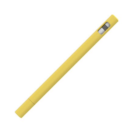 LOVE MEI For Apple Pencil 1 Triangle Shape Stylus Pen Silicone Protective Case Cover (Yellow)-garmade.com