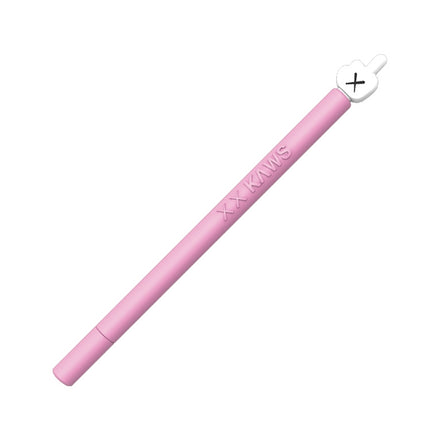 LOVE MEI For Apple Pencil 2 Middle Finger Shape Stylus Pen Silicone Protective Case Cover (Pink)-garmade.com