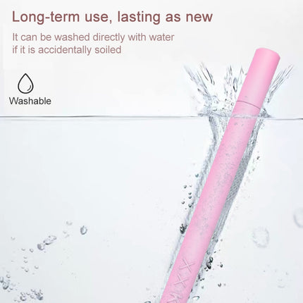 LOVE MEI For Apple Pencil 2 Middle Finger Shape Stylus Pen Silicone Protective Case Cover (Pink)-garmade.com