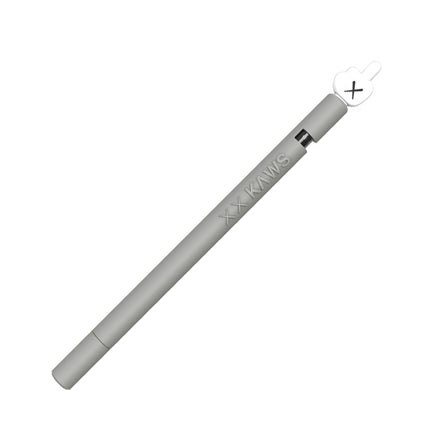 LOVE MEI For Apple Pencil 1 Middle Finger Shape Stylus Pen Silicone Protective Case Cover (Grey)-garmade.com