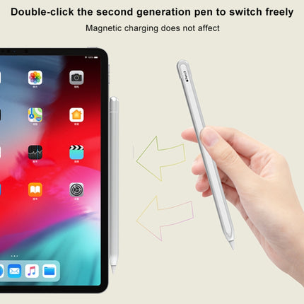 Metal Matte Non-slip Stylus Pen Protective Case for Apple Pencil 1 (Grey)-garmade.com