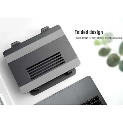 NILLKIN ProDesk Adjustable Aluminum Alloy Laptop Notebook Stand Holder (Grey)-garmade.com