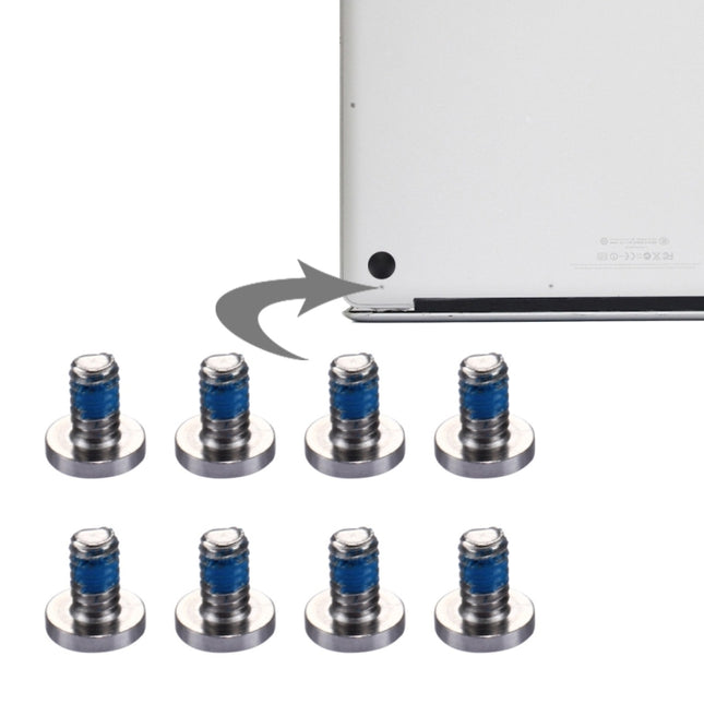 Computer Case Bottom Cover Screws Set for Macbook 13.3 inch (2009, 2010) A1342 / MC207 / MC516-garmade.com