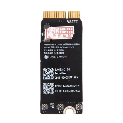 Wireless LAN Network Adapter Card for Macbook Pro 13.3 inch & 15.4 inch (2015) / A1398 / A1502-garmade.com