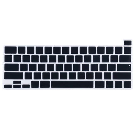 Dustproof Silicone Laptop Keyboard Protective Film for MacBook Pro 16 inch A2141 & Pro 13.3 inch A2251 / A2289 / A2338 (2020)(Black)-garmade.com