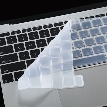 Dustproof Silicone Laptop Keyboard Protective Film for MacBook Pro 16 inch A2141 & Pro 13.3 inch A2251 / A2289 / A2338 (2020)(White)-garmade.com