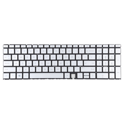 For HP Envy X360 15-ED 15-ED0008CA 15-ED0023DX US Version Keyboard with RGB Backlight (Silver)-garmade.com
