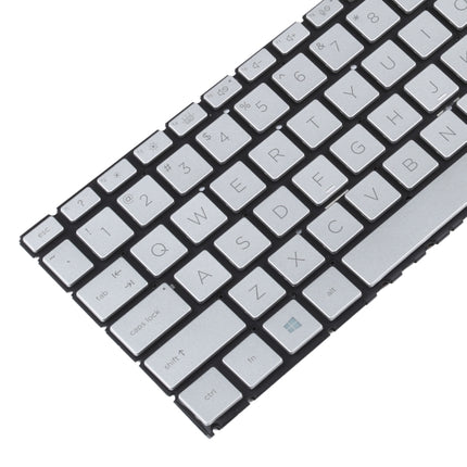 For HP Envy X360 15-ED 15-ED0008CA 15-ED0023DX US Version Keyboard with RGB Backlight (Silver)-garmade.com