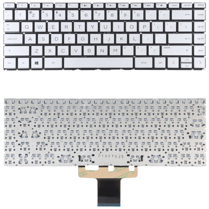 For HP Pavilion x360 14-CK 14-CD 14-CE 14-CM 14-DG US Version Keyboard (Silver)-garmade.com