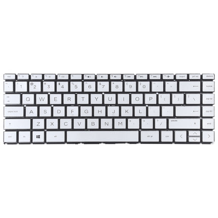 For HP Pavilion x360 14-CK 14-CD 14-CE 14-CM 14-DG US Version Keyboard (Silver)-garmade.com