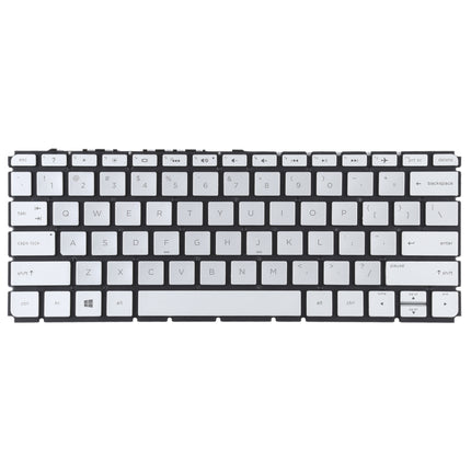 For HP Envy 13-D 13-D000 13-D100 US Version Keyboard with Backlight (Silver)-garmade.com
