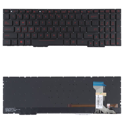 For Asus GL553VW ZX53V FX53VD ZX553 FX753 GL753 US Version Keyboard with Backlight-garmade.com