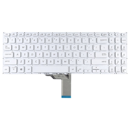 For Asus Vivobook X512 X512D X512DA X512F X512FA X512U US Version Keyboard with Backlight (Silver)-garmade.com