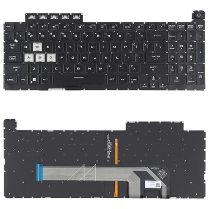 For Asus TUF Gaming F15 FX506 FA506 US Version Keyboard with Backlight-garmade.com