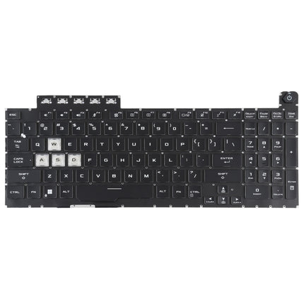 For Asus TUF Gaming F15 FX506 FA506 US Version Keyboard with Backlight-garmade.com